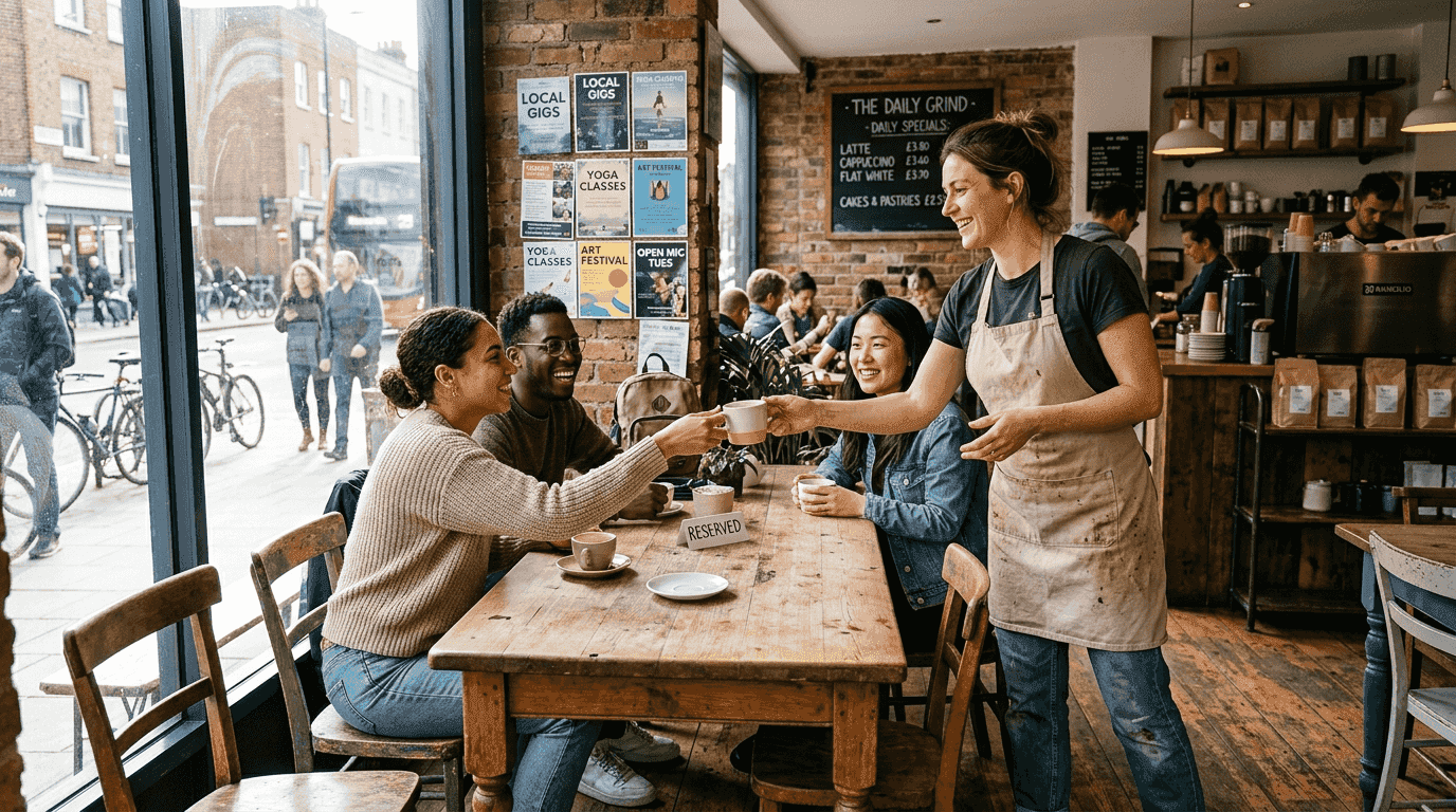 How to engage cafe customers with community initiatives