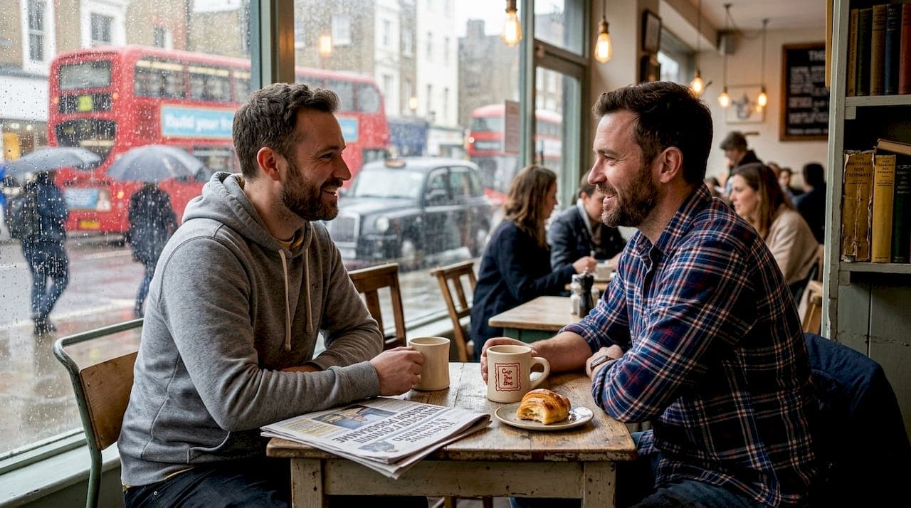 Essential café mental health tips for men in London