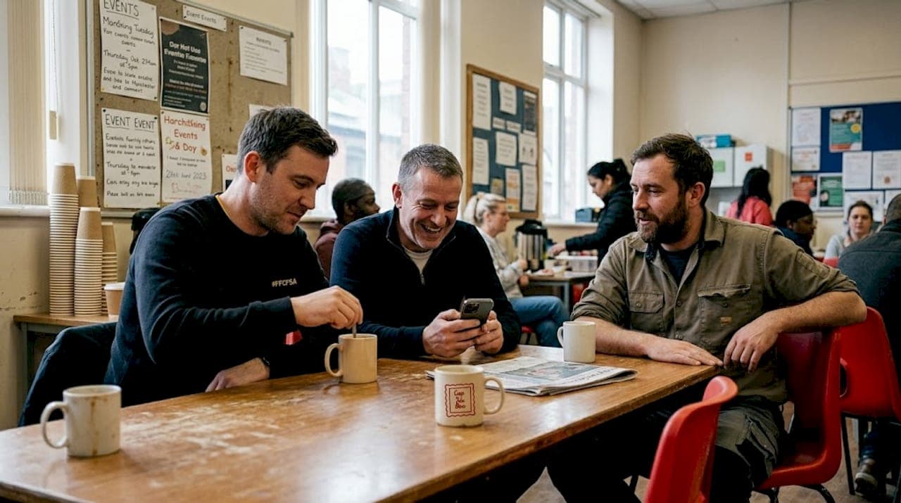 How partnerships boost men's mental wellbeing in the UK